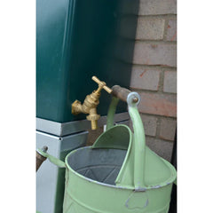 250 Litre Water Butt Planter Green