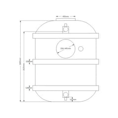 2800 Litre Underground Water Tank