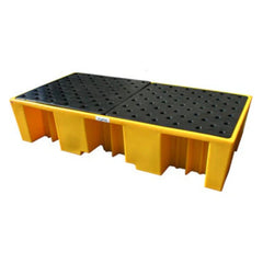 2 x 8 Drum Plastic Spill Pallet