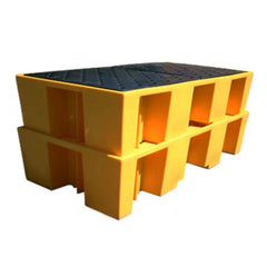 2 x 8 Drum Plastic Spill Pallet
