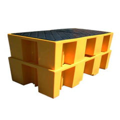 2 x Double IBC Bunds - Yellow