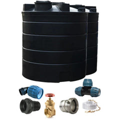 30000 Litre Fire Tank System (2 x 15,000L) - BSRT