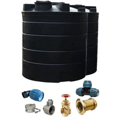 30000 Litre (2 x 15K) Fire Tank System - Instant Connect