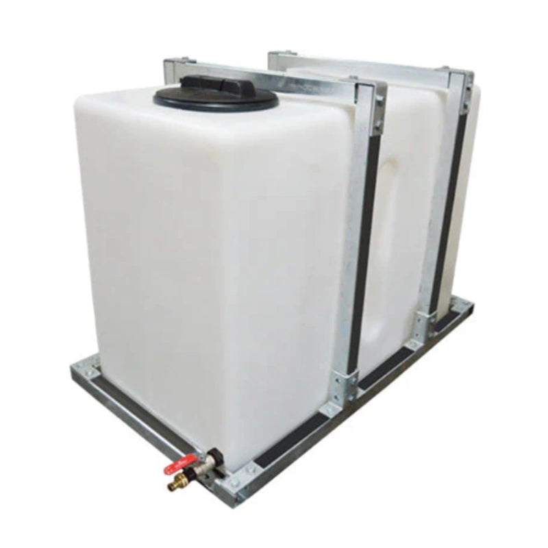350 Litre Car Valeting Baffled Water Tank, Frame & Kit