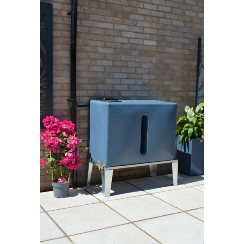 350 Litre Square Water Butt V1 - Blue Marble