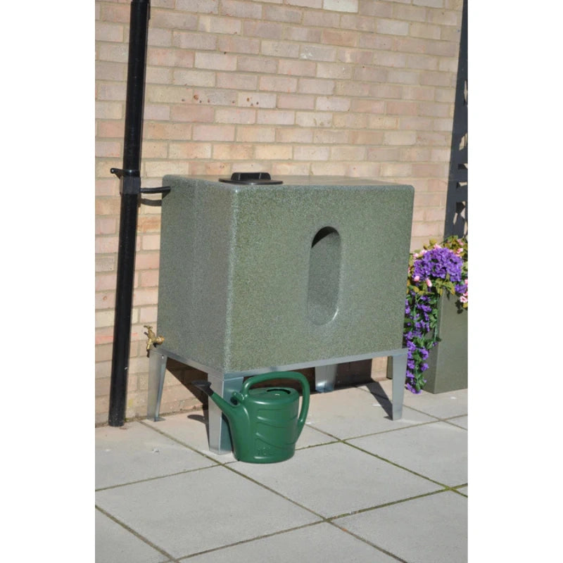 350 Litre Square Water Butt V1 - Green Marble