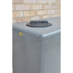 350 Litre Square Water Butt V1 - Millstone - Double Outlet