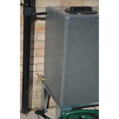 350 Litre Square Water Butt V1 - Millstone - Double Outlet