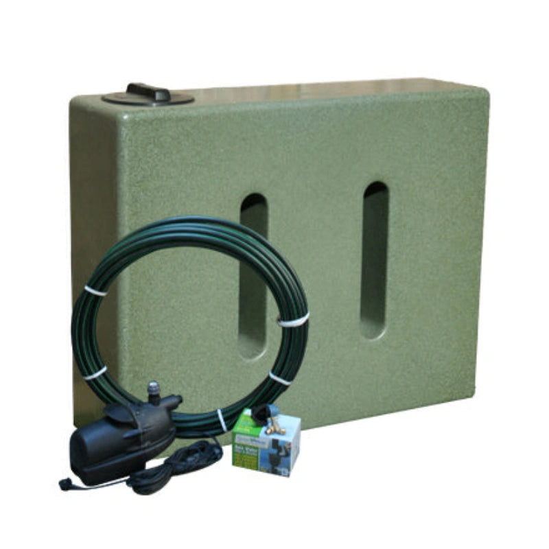 400 Litre EasyConnect Rainwater Harvesting System - Green Marble