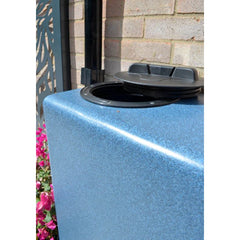 400 Litre Water Butt in Blue Marble V3
