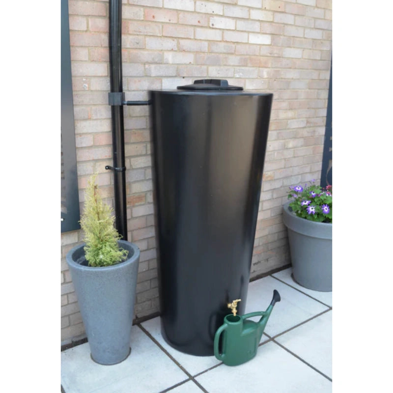 420 Litre Big City Just Water - Black Water Butt