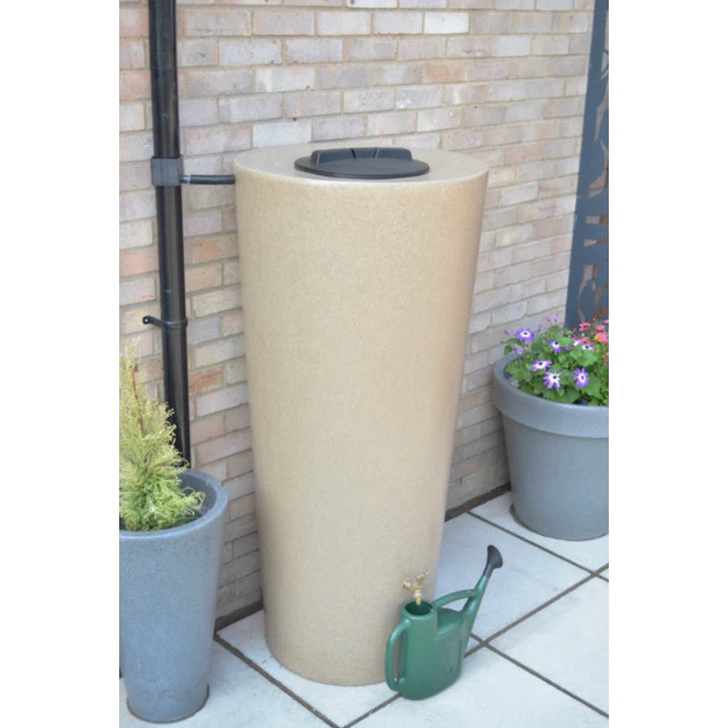 420 Litre Big City Just Water - Sandstone Water Butt