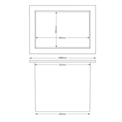 460 Litre Dunk Tank - White Marble