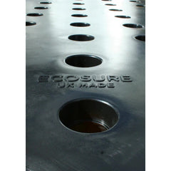 4 Drum Plastic Spill Pallet - PE Grid - Black