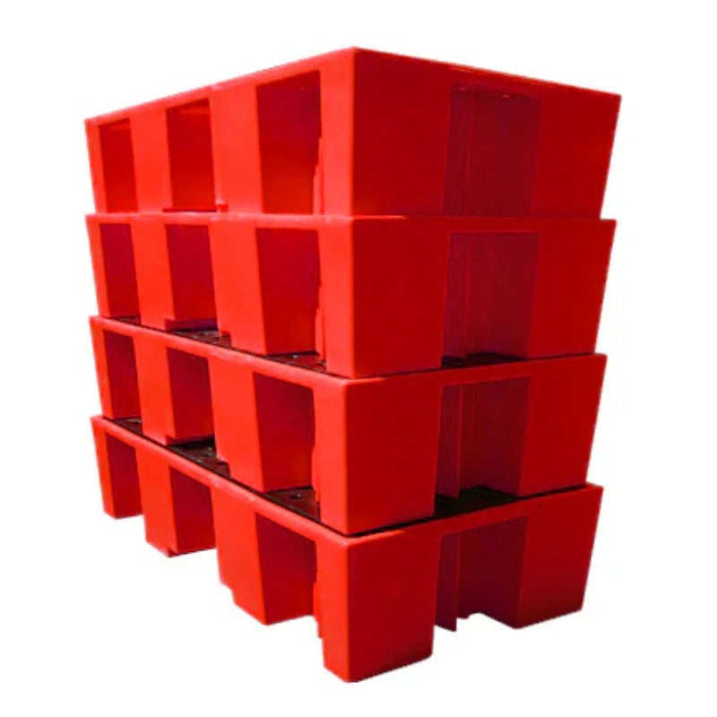 4 x Double IBC Bunds - Red