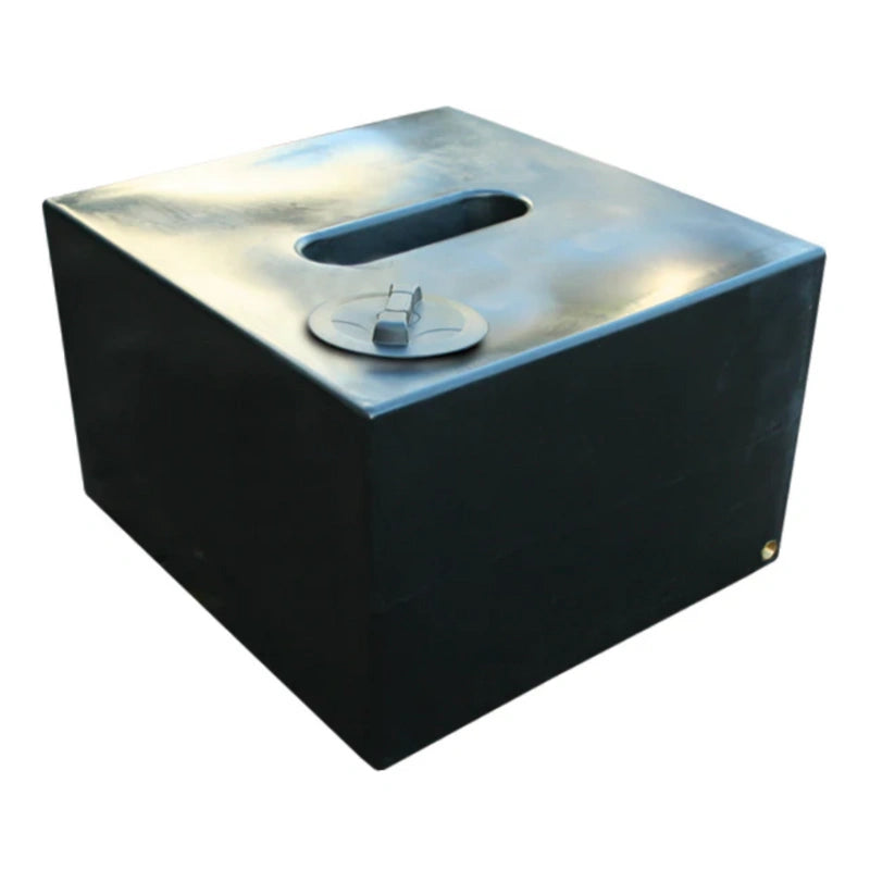 500 Litre Lay Flat Water Tank Wide in Black