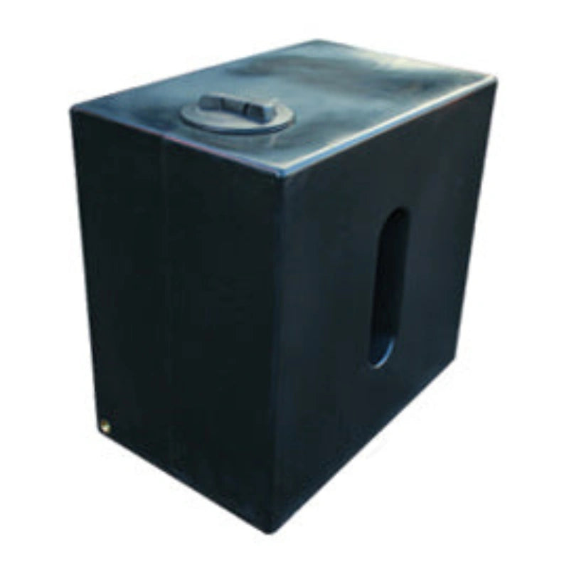 500 Litre Water Butt Wide V1 in Black