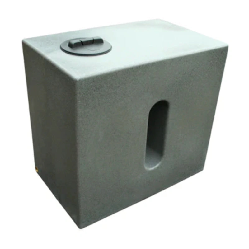 500 Litre Water Butt Wide V1 in Green Marble