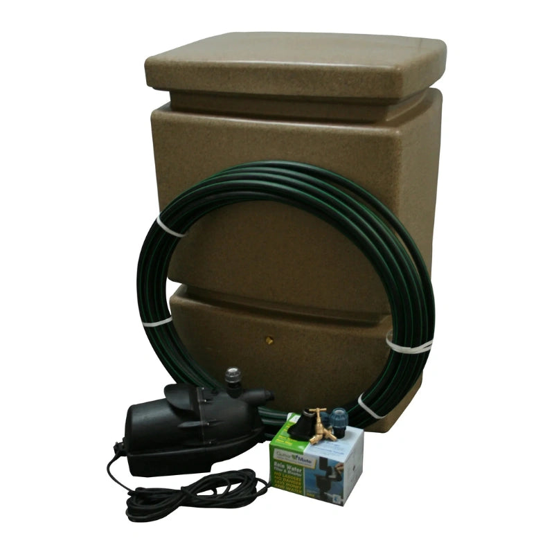 525 Litre EasyConnect Rainwater Harvesting System Sandstone