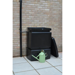 525 Litre Pillar Water Butt in Black