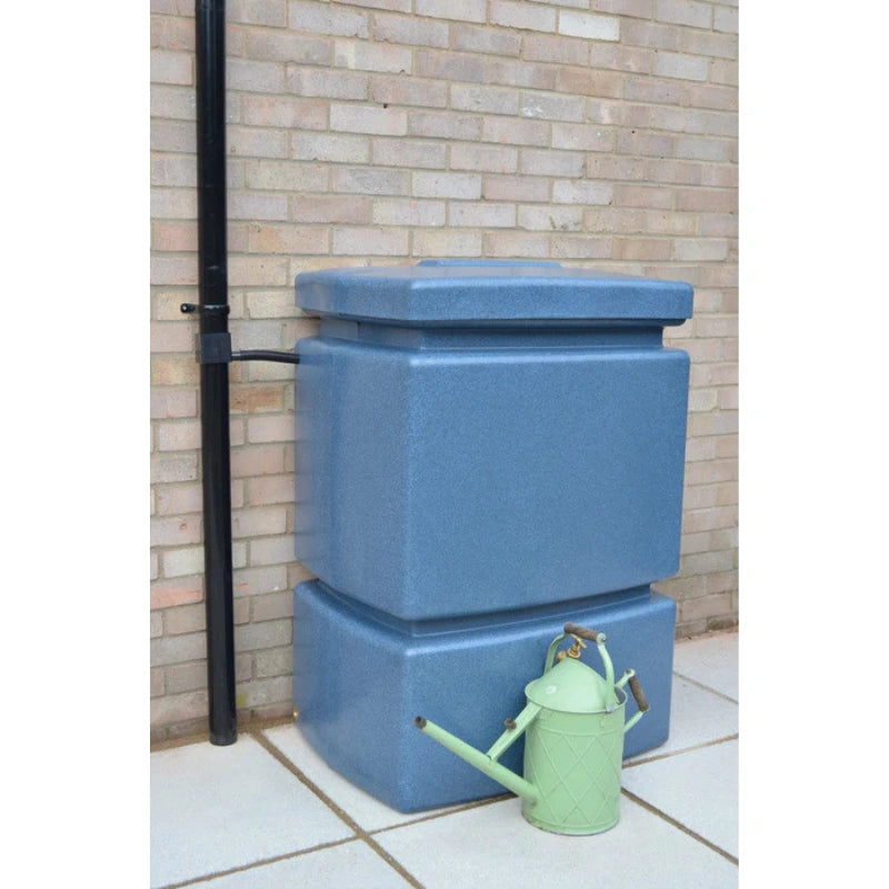 525 Litre Pillar Water Butt in Blue Marble