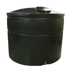 6000 Litre Water Tank Black - Non-Potable