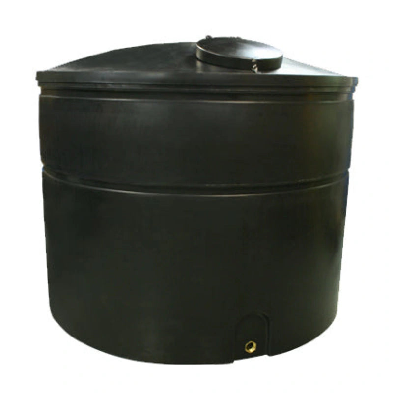 6000 Litre Water Tank Black - Non-Potable