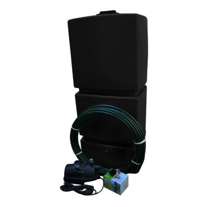 825 Litre EasyConnect Rainwater Harvesting System - Black