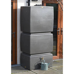 825 Litre Water Butt Kit Millstone - C/W Tap Kit, Diverter & Shut Off Valve