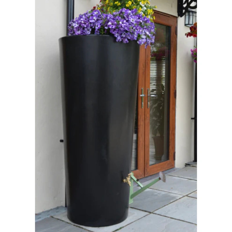 Big City Water Butt Planter - Black
