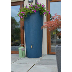 Big City Water Butt Planter - Blue Marble