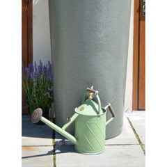 Big City Water Butt Planter - Green Marble