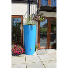 Big City Water Butt Planter - Light Blue