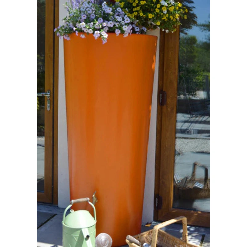 Big City Water Butt Planter - Orange