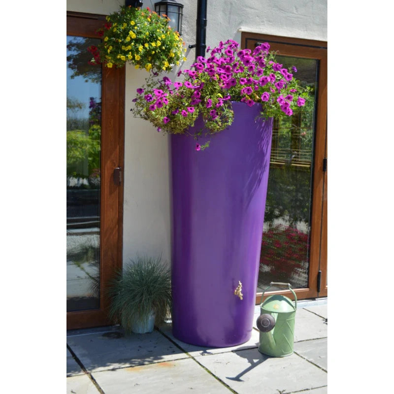 Big City Water Butt Planter - Purple