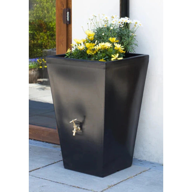 Cambridge Water Butt Planter - Black