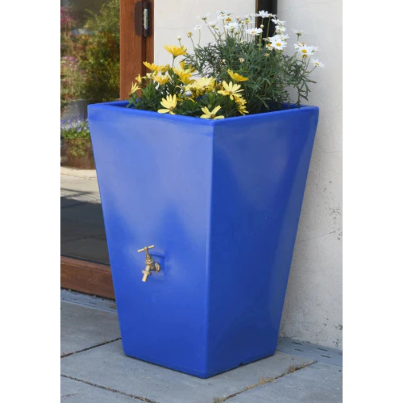 Cambridge Water Butt Planter - Blue