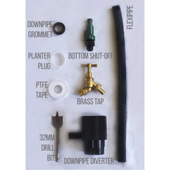 Cambridge Water Butt Planter - Forest Green
