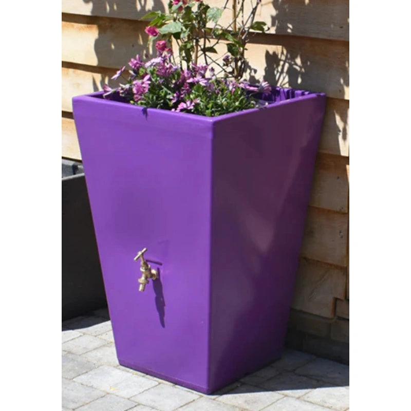 Cambridge Water Butt Planter - Purple