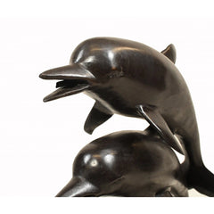 Canonbury Antiques Bronze Dolphin Fountain Porpoise Water Feature Statue