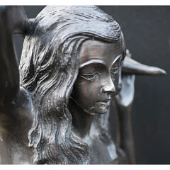 Canonbury Antiques Bronze Mermaid Fountain Garden Statue Siren Female Figurine