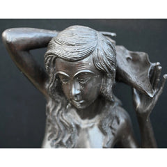 Canonbury Antiques Bronze Mermaid Fountain Garden Statue Siren Female Figurine