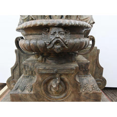 Canonbury Antiques Italian Bronze Wall Fountain Cherub Classical Garden Water Feature