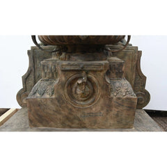 Canonbury Antiques Italian Bronze Wall Fountain Cherub Classical Garden Water Feature