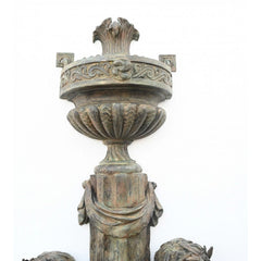 Canonbury Antiques Italian Bronze Wall Fountain Cherub Classical Garden Water Feature