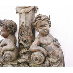 Canonbury Antiques Italian Bronze Wall Fountain Cherub Classical Garden Water Feature