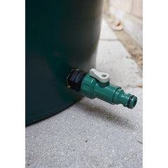 City Water Butt Planter - 180 Litre -  Green