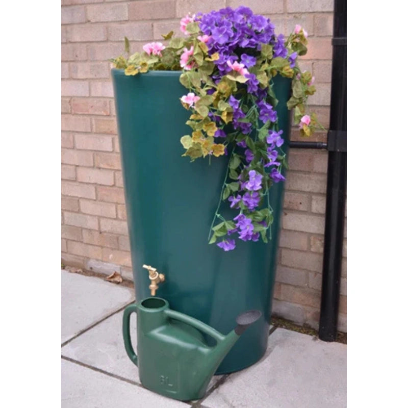 City Water Butt Planter - 180 Litre -  Green