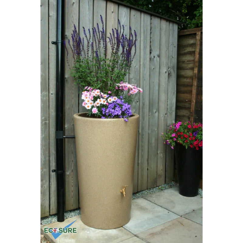 City Water Butt Planter Sandstone
