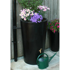 City Water Butt Planter in Black